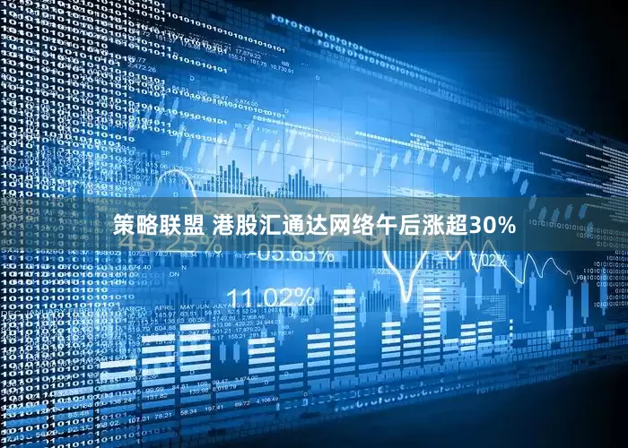 策略联盟 港股汇通达网络午后涨超30%